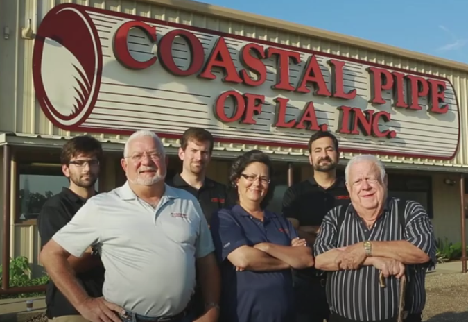 a picture of the coastal pipe team